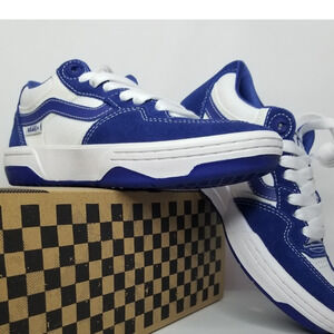 Vans Unisex Rowan 2 Board Shoes Women's Size 7  Blue  / White NWT